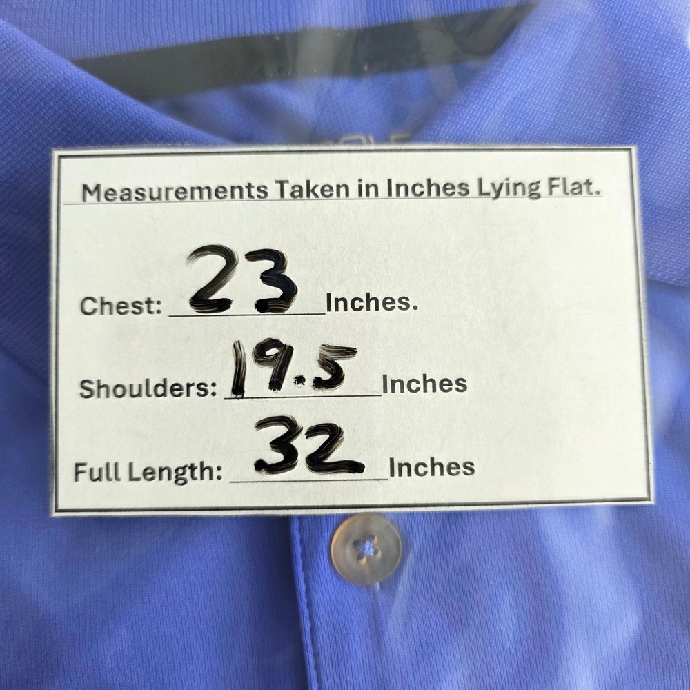 Nike Golf Tour Performance Dri Fit Polo Shirt Men's XL Blue Colorblock Pocket - Picture 5 of 12